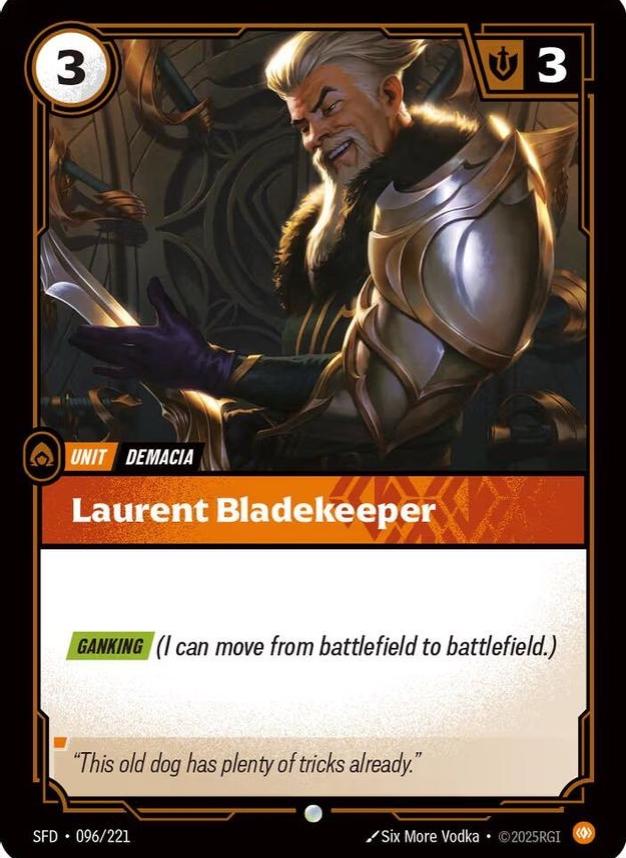 Laurent Bladekeeper front