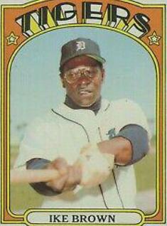 Ike Brown #284 Baseball Cards 1972 Topps