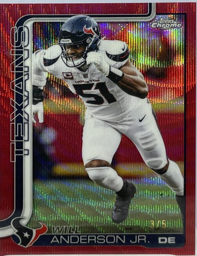 Will Anderson Jr. [Red Wave Refractor] #121