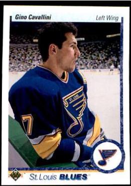 Gino Cavallini #38 Hockey Cards 1990 Upper Deck