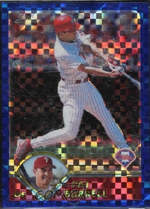 Pat Burrell #193 2003 Topps Chrome Baseball