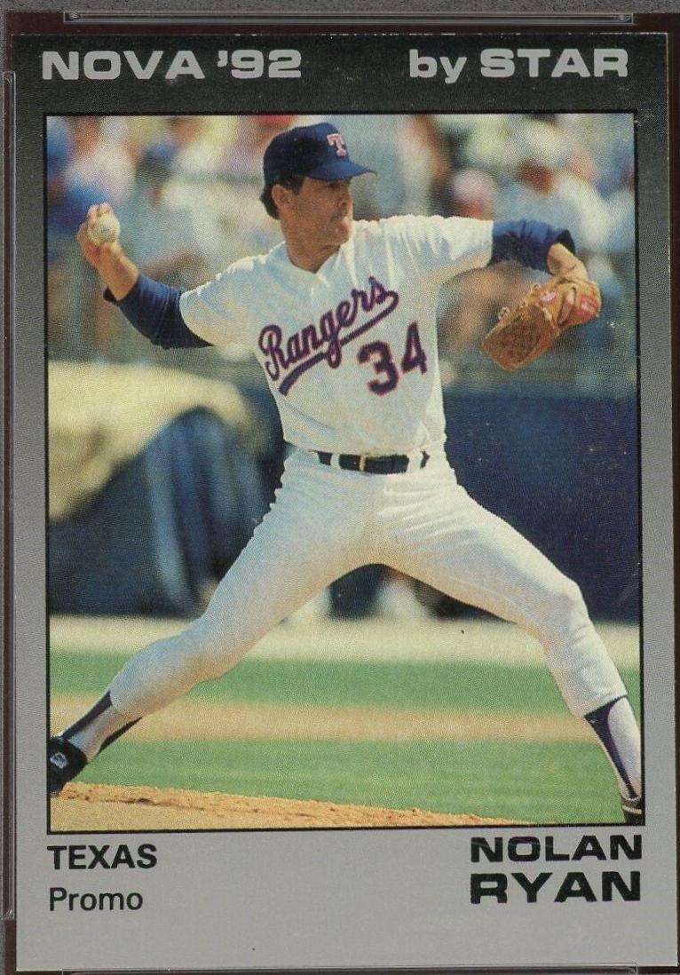 Nolan Ryan #6 Baseball Cards 1992 Star Nova Edition