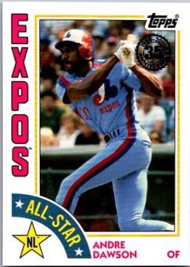 Andre Dawson #AD Baseball Cards 2019 Topps 1984 Baseball All Stars