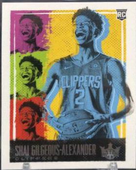 Shai Gilgeous Alexander #179 Basketball Cards 2018 Panini Court Kings