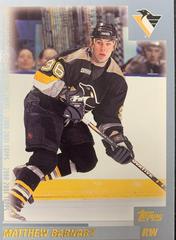 Matthew Barnaby #39 Hockey Cards 2000 Topps Prices