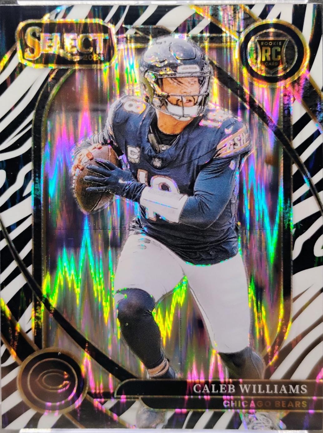 Caleb Williams [Zebra Prizm] #216 Prices [Rookie] | 2024 Panini