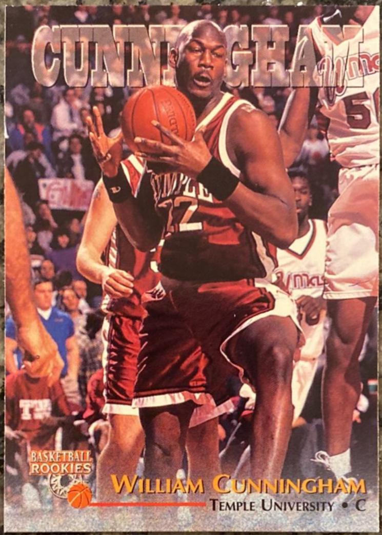 William Cunningham #64 1996 Score Board Basketball Rookies