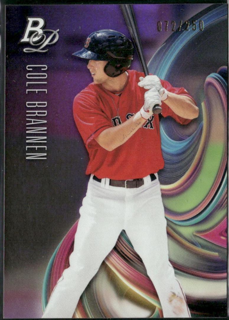 Cole Brannen #64 2018 Bowman Platinum Top Prospects Baseball