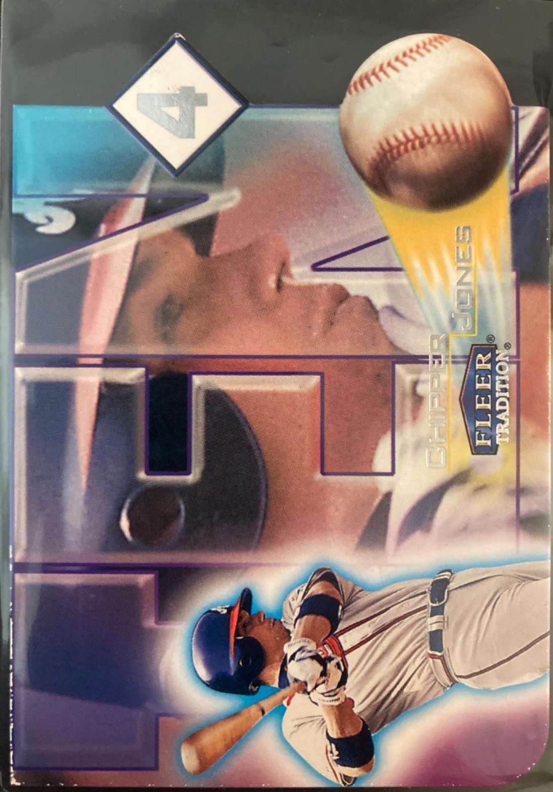 Chipper Jones #8 Baseball Cards 2000 Fleer Tradition Ten 4