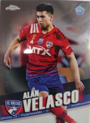Alan Velasco #94 Soccer Cards 2022 Topps Chrome MLS