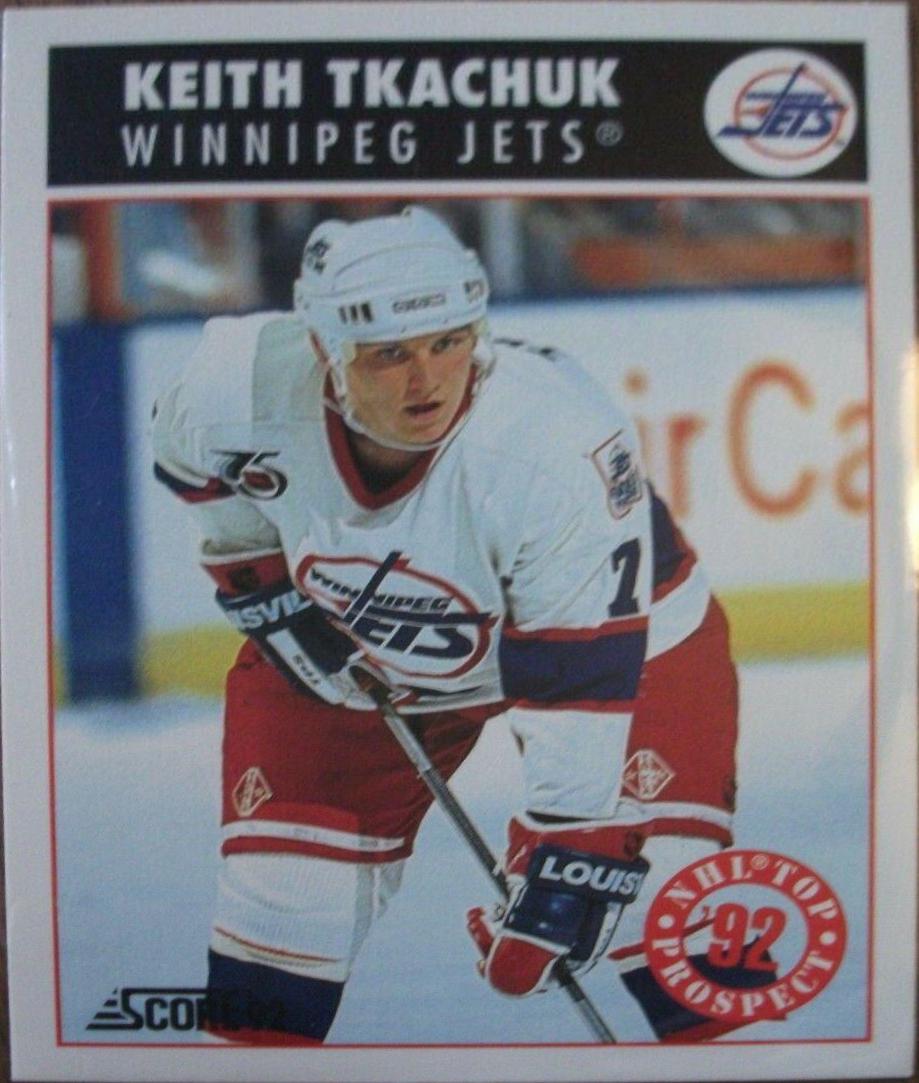 Keith Tkachuk #450 Hockey Cards 1992 Score