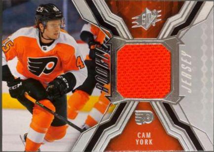 Cam York #RJ-CY Hockey Cards 2021 SPx Rookie Jersey