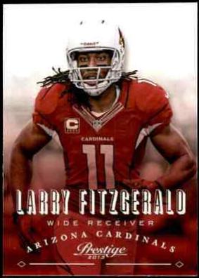 Larry Fitzgerald #2 Football Cards 2013 Panini Prestige