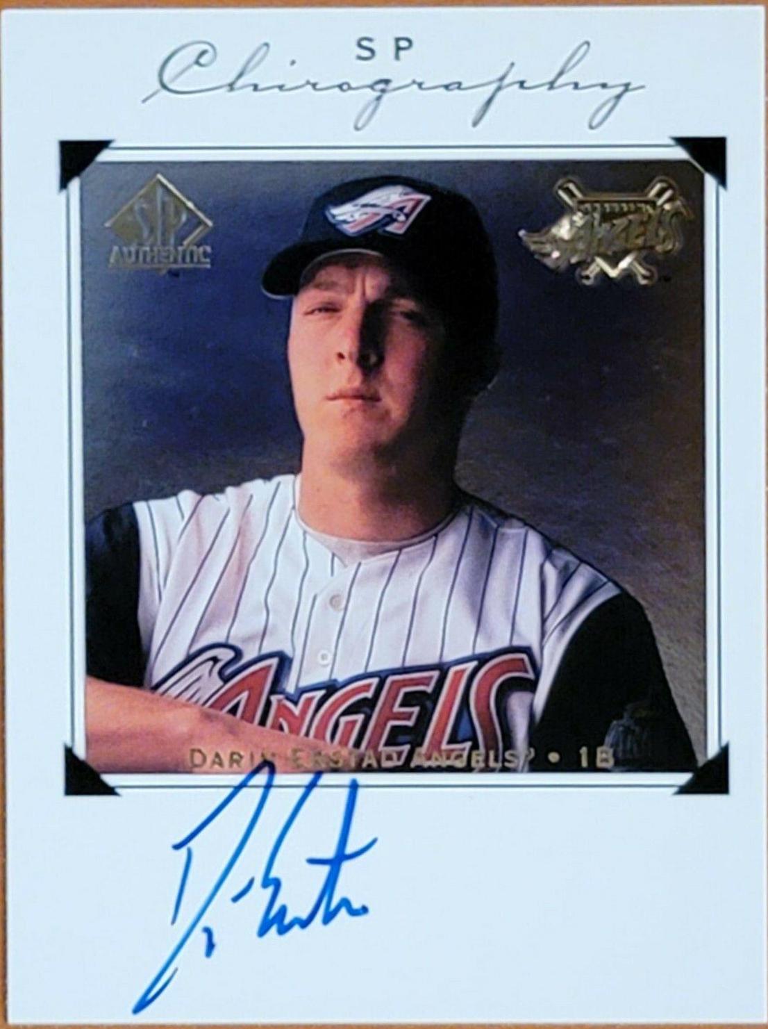 Darin Erstad #DE Baseball Cards 1998 SP Authentic Chirography