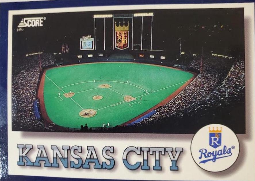 Kansas City Royals Checklist #323 Baseball Cards 1994 Score