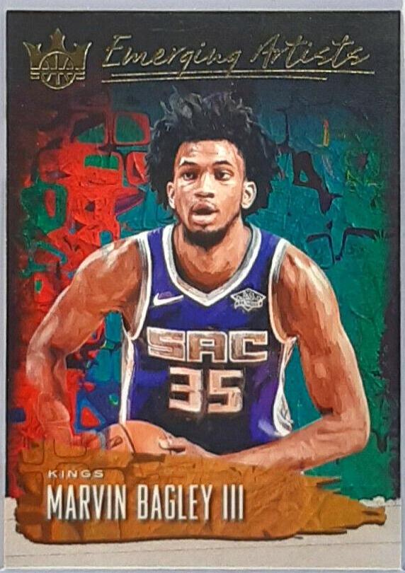Marvin Bagley III #12 Basketball Cards 2018 Panini Court Kings Emerging Artists