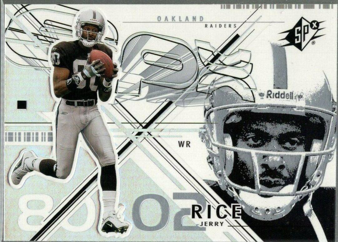 Jerry Rice #40 Football Cards 2002 Spx