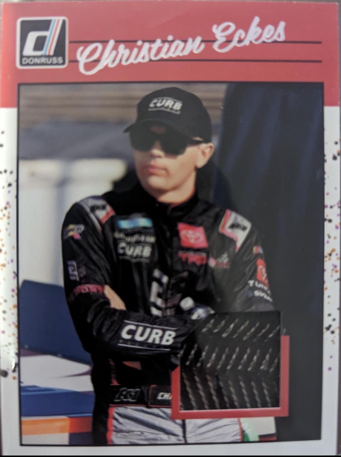 Christian Eckes #R90R-CE Racing Cards 2023 Panini Donruss NASCAR Retro 1990 Relics