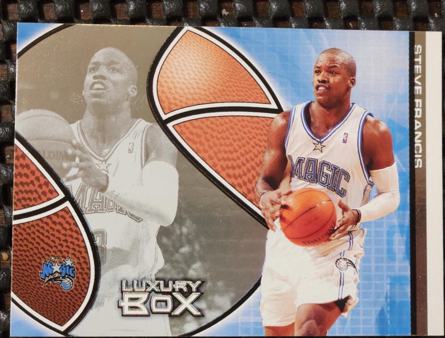 Steve Francis #48 Basketball Cards 2005 Topps Luxury Box