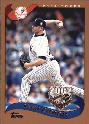 Roger Clemens #31 Baseball Cards 2002 Topps Opening Day