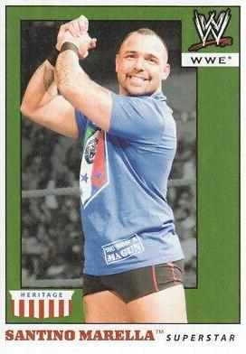 Santino Marella #43 Wrestling Cards 2008 Topps Heritage IV WWE