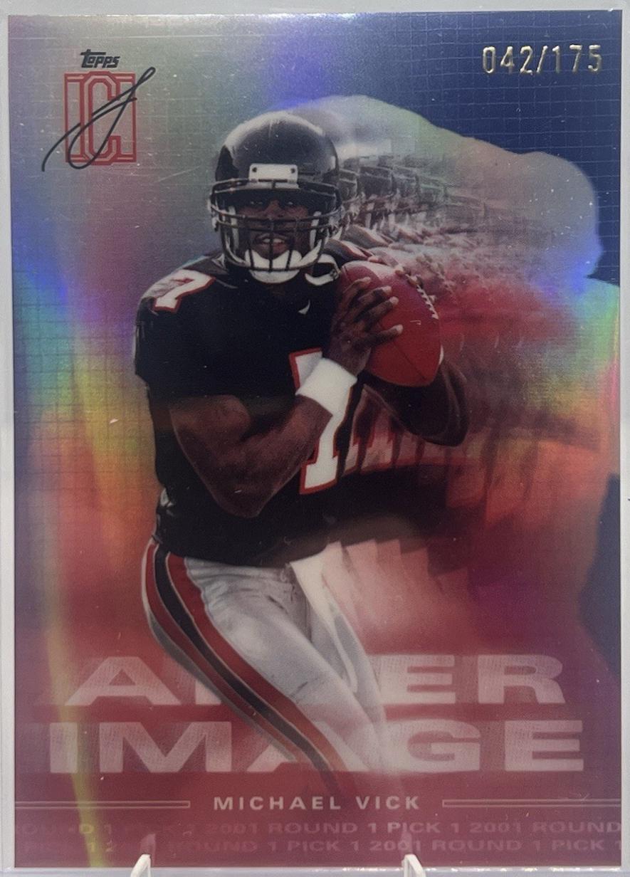 Michael Vick #AI-17 Football Cards 2024 Topps Signature Class After Image