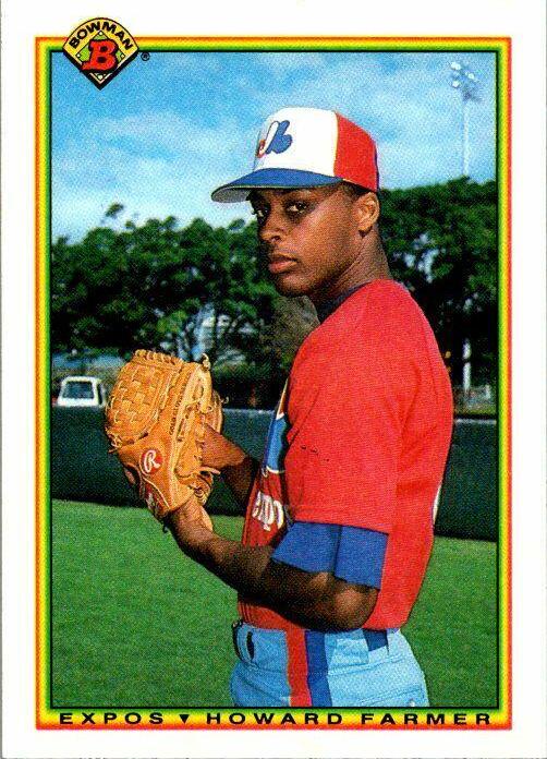 Howard Farmer #107 Baseball Cards 1990 Bowman