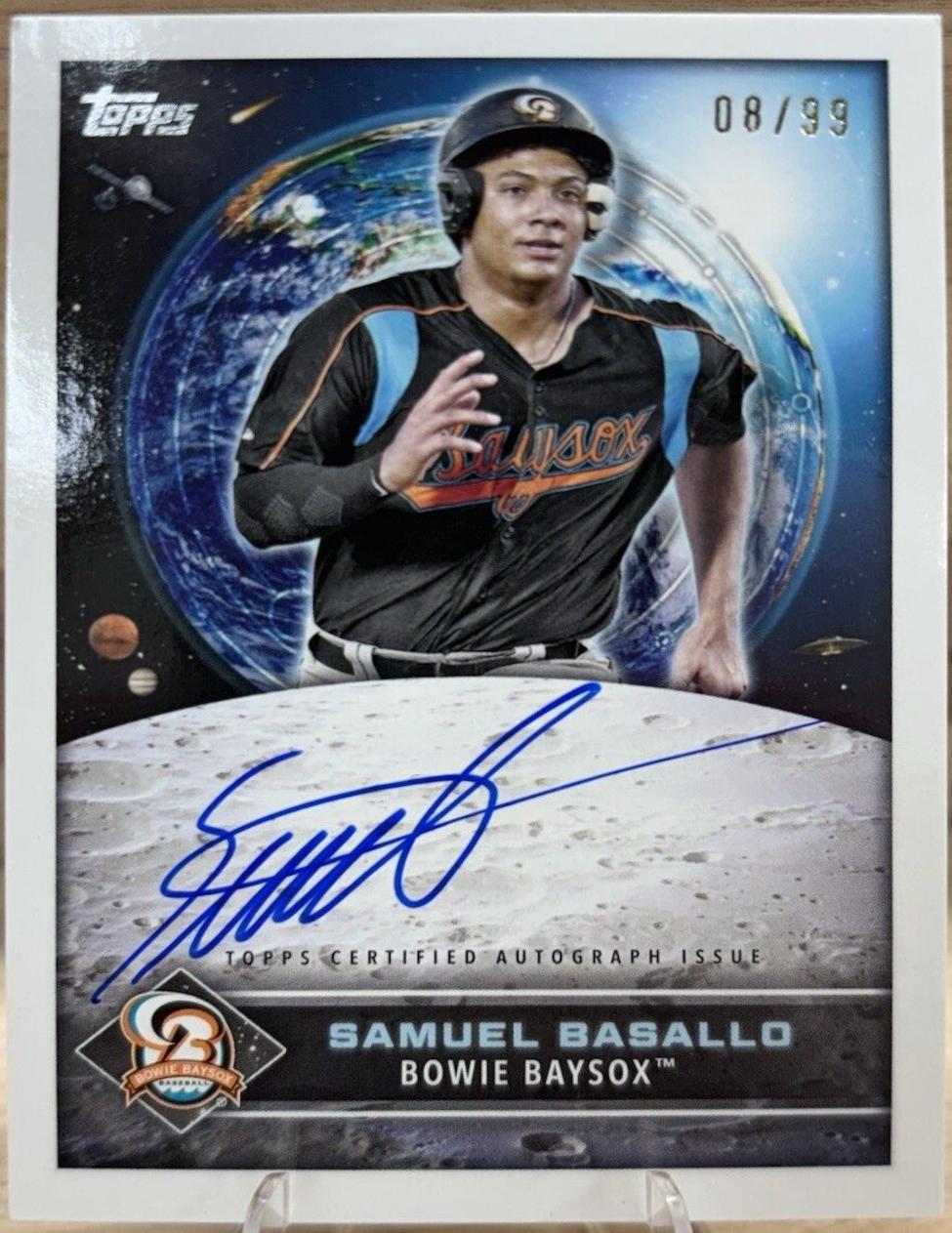 Samuel Basallo #FCA-SB Baseball Cards 2024 Topps Pro Debut Future Cornerstones Autograph