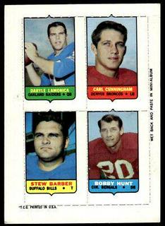 Daryle Lamonica, Carl Cunningham, Stew Barber, Bobby Hunt