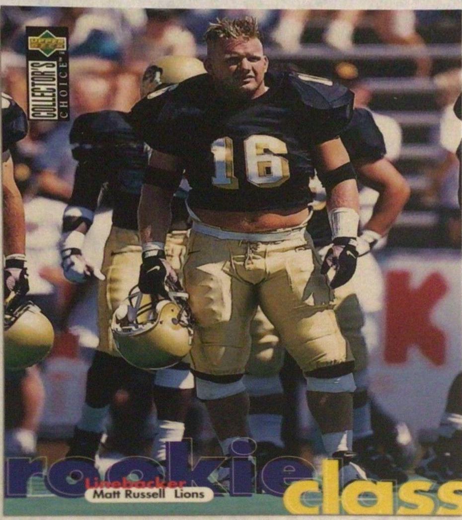 Matt Russell #42 Football Cards 1997 Collector's Choice
