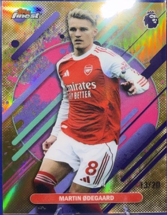 Martin Odegaard #210 2026 Topps Finest Premier League