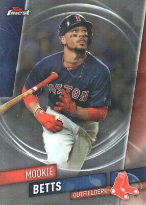 Mookie Betts #1 Baseball Cards 2019 Topps Finest