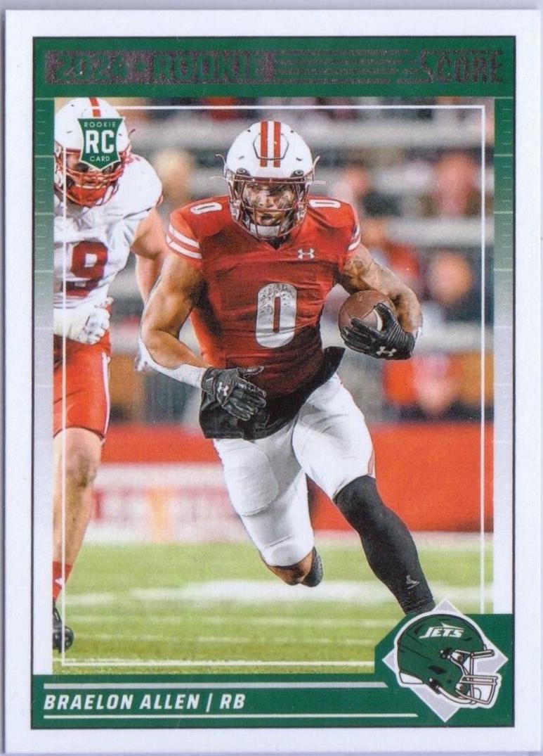 Braelon Allen #390 Football Cards 2024 Panini Score