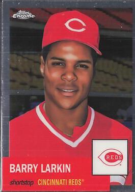 Barry Larkin #74 Baseball Cards 2022 Topps Chrome Platinum Anniversary