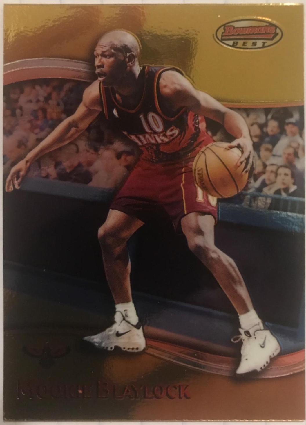 Mookie Blaylock #16 Basketball Cards 1998 Bowman's Best