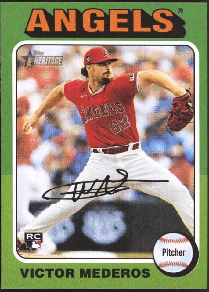 Victor Mederos #606 Baseball Cards 2024 Topps Heritage Mini