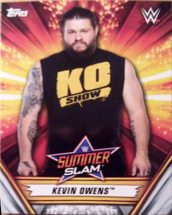 Kevin Owens #11 Wrestling Cards 2019 Topps WWE SummerSlam