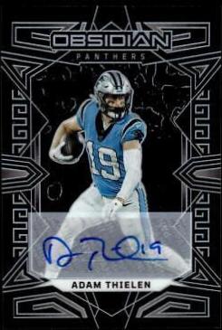 Adam Thielen #13 Football Cards 2023 Panini Obsidian Signature