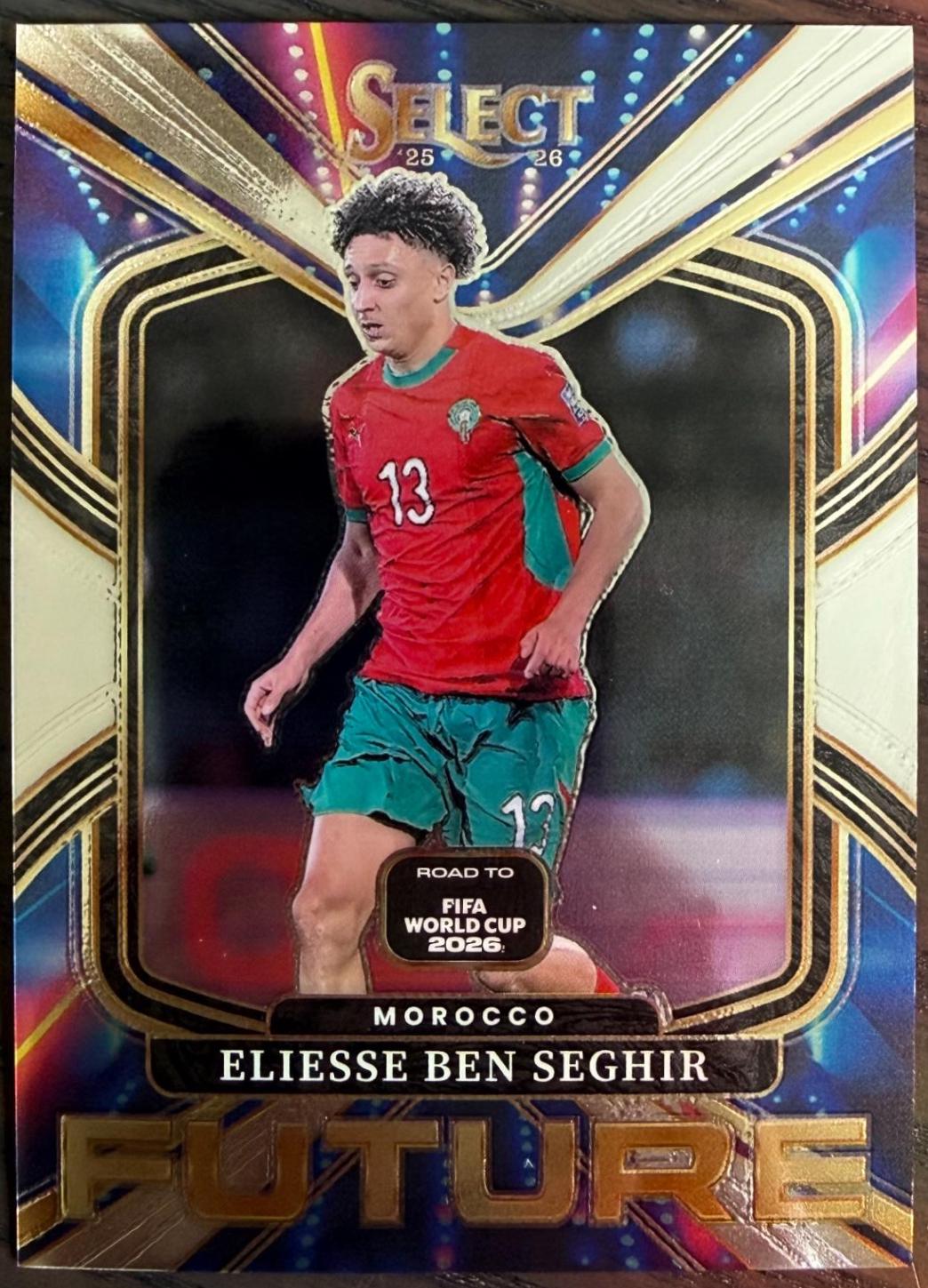 Eliesse Ben Seghir #7 2025 Panini Select Road To FIFA Future