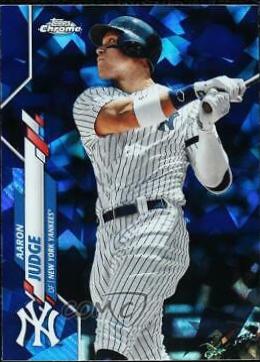 Aaron Judge #7 Baseball Cards 2020 Topps Chrome Sapphire