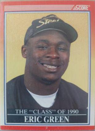 Eric Green #609 Football Cards 1990 Panini Score