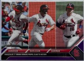 Brendan Donovan, Alec Burleson, Nolan Gorman
