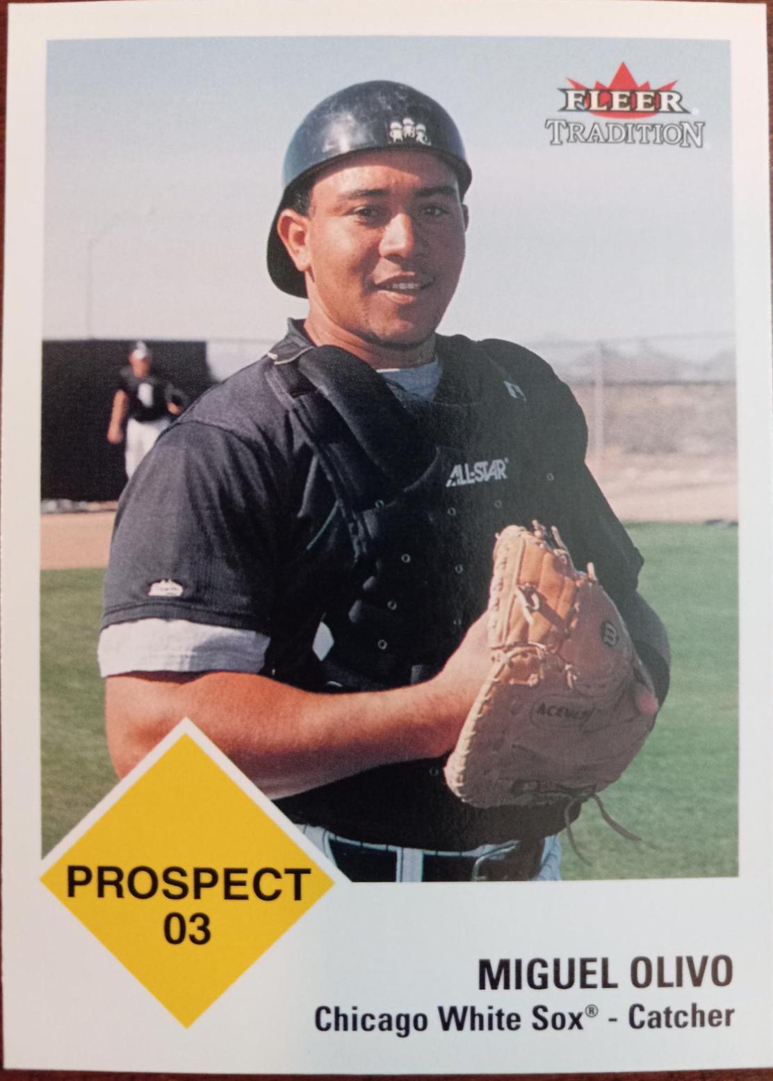 Miguel Olivo #439 Baseball Cards 2003 Fleer Tradition