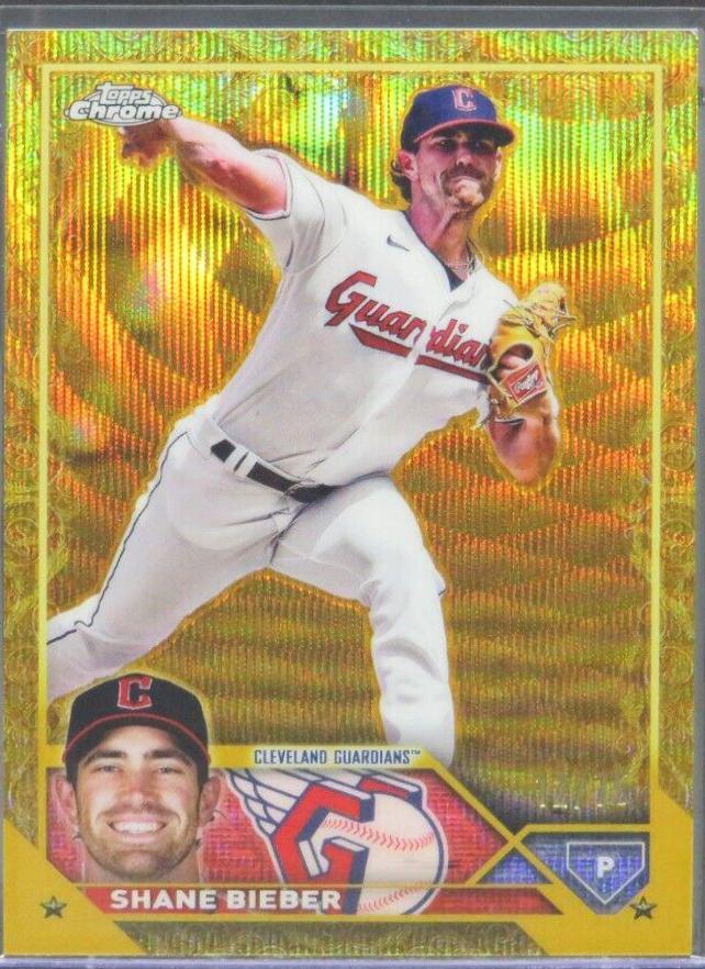Shane Bieber [Wave Gold] #108