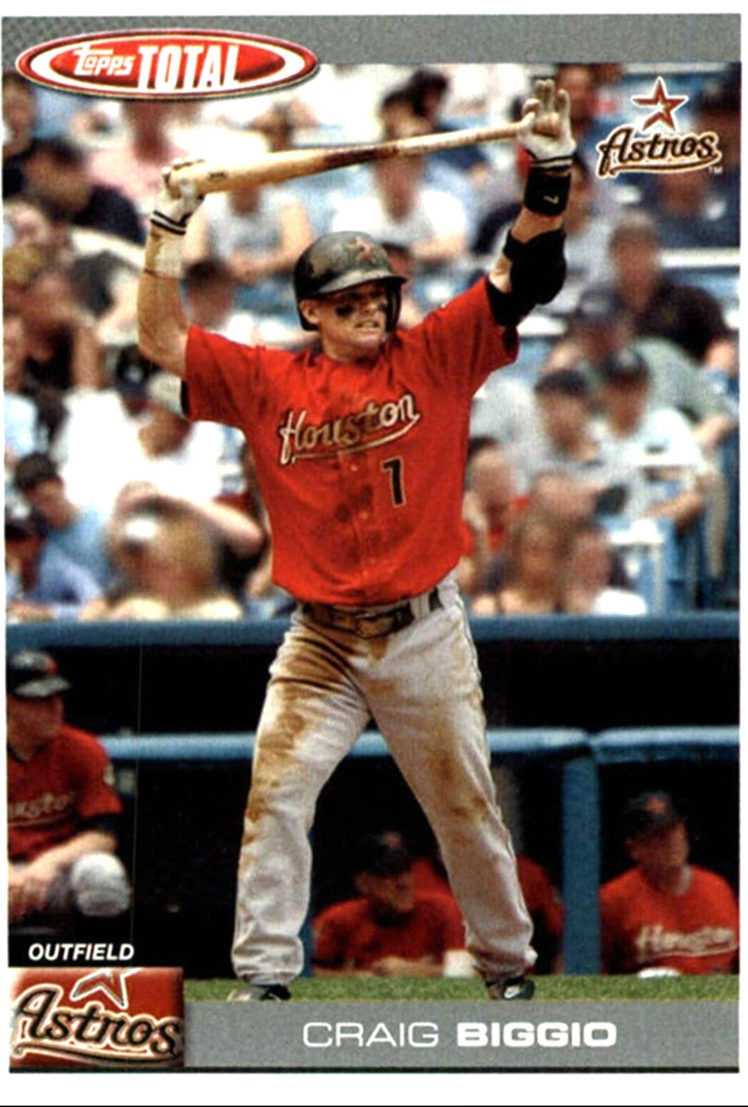 Craig Biggio #465 Baseball Cards 2004 Topps Total