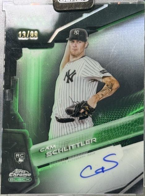 Cam Schlittler [Green Refractor] #CBA-SC