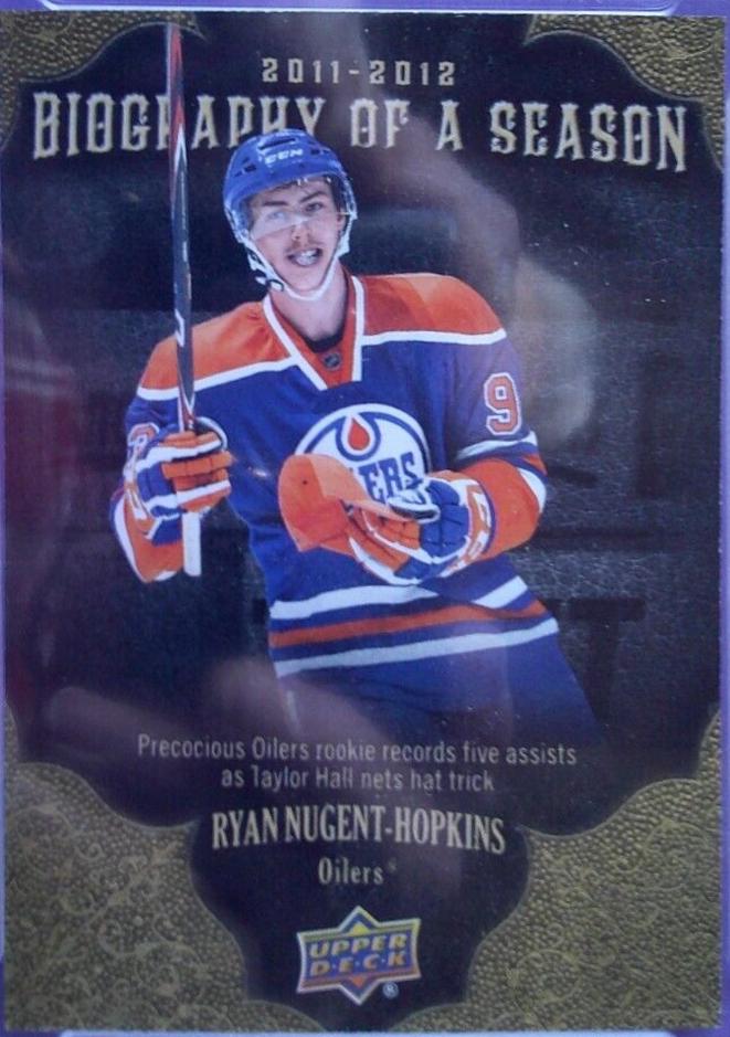 Ryan Nugent-Hopkins #BOS15 Hockey Cards 2011 Upper Deck Biography of A Season