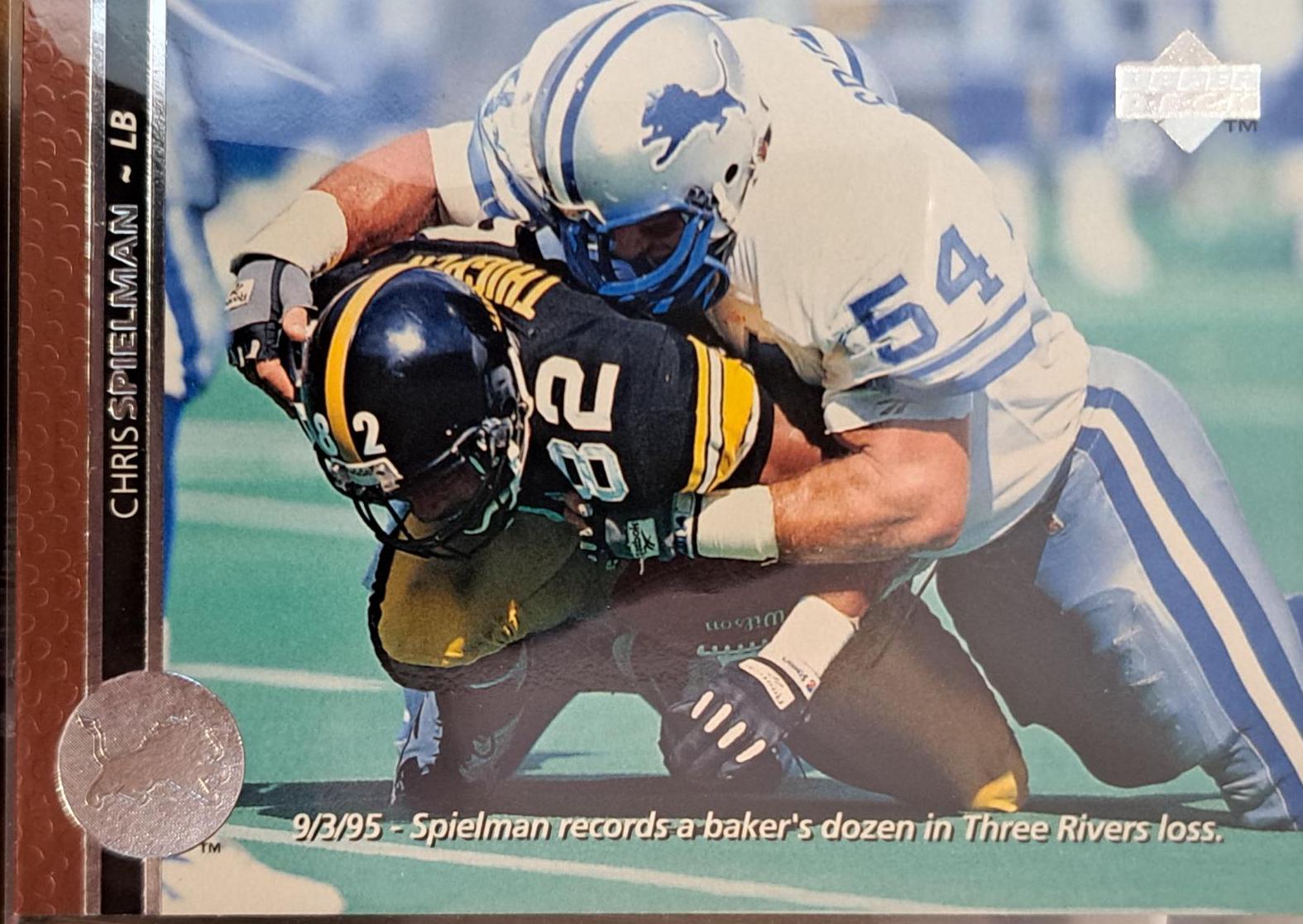 Chris Spielman #38 Football Cards 1996 Upper Deck
