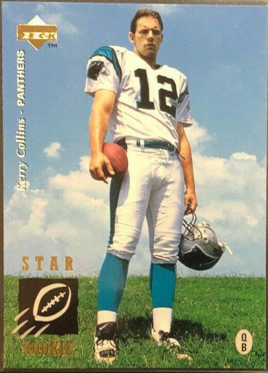 Kerry Collins #5 Football Cards 1995 Upper Deck