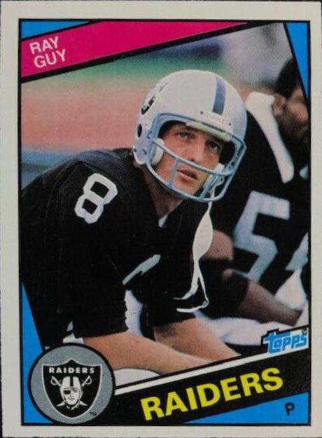 Ray Guy #107 Football Cards 1984 Topps
